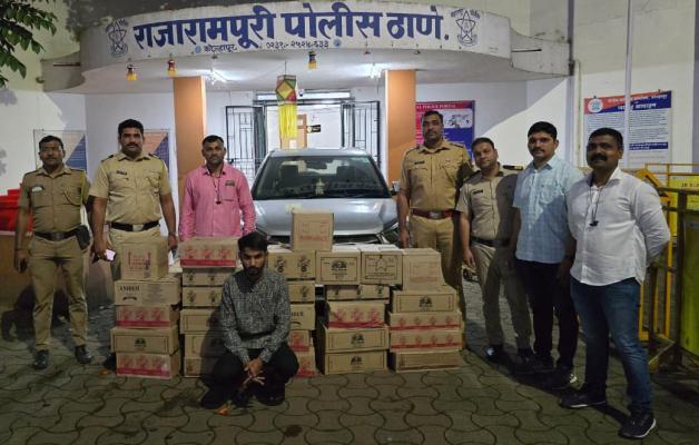 <p>राजारामपुरी पोलिसांची कारवाई : बेकायदेशीर विदेशी दारू वाहतूक प्रकरणात एकाला अटक</p>
