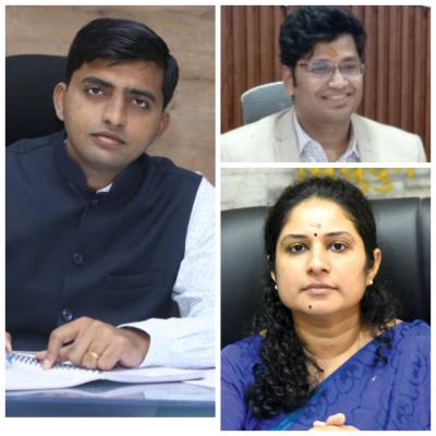 <p>कोल्हापूरमध्ये जिल्हाधिकारी, आयुक्त आणि मुख्य कार्यकारी अधिकारी यांच्या बदल्यांची मालिका; विविध पदांवर नव्या नियुक्त्या</p>
