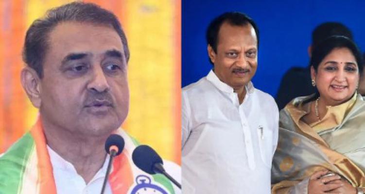 <p>सुनेत्रा पवारांकडे पक्षाचं नेतृत्व सोपवण्याचा आमचा आग्रह : खा.प्रफुल्ल पटेल&nbsp;</p>
