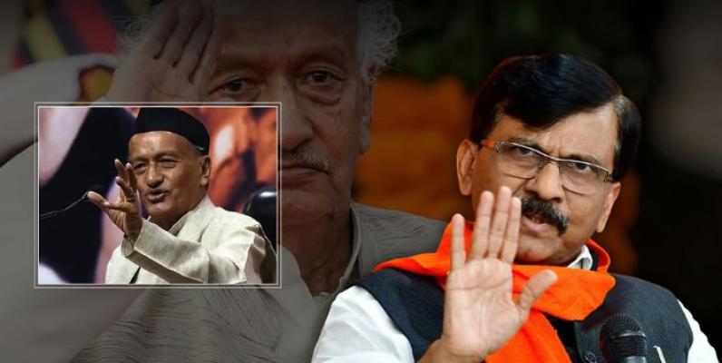 <p>&lsquo;&hellip;तो काय आम्हाला अक्कल शिकवतोय&rsquo; : भगतसिंह&nbsp;कोश्यारींवर&nbsp;खा. संजय राऊत संतापले&nbsp;</p>
