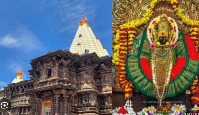 <p>करवीर निवासिनी अंबाबाई देवीच्या गर्भगृहाच्या संवर्धनाचे काम पूर्ण... उद्यापासून दर्शन सुरु</p>
