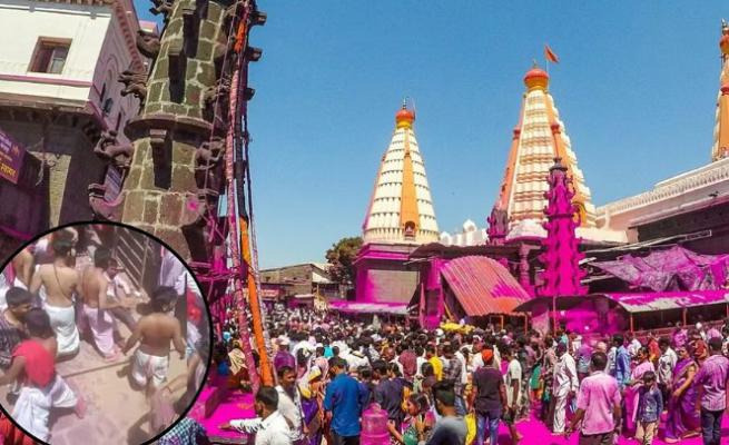 <p>जोतिबा डोंगरावरील पुजाऱ्यांच्या आरोपाचा परिते ग्रामस्थांकडून निषेध... गावातून काढली निषेध रॅली</p>
