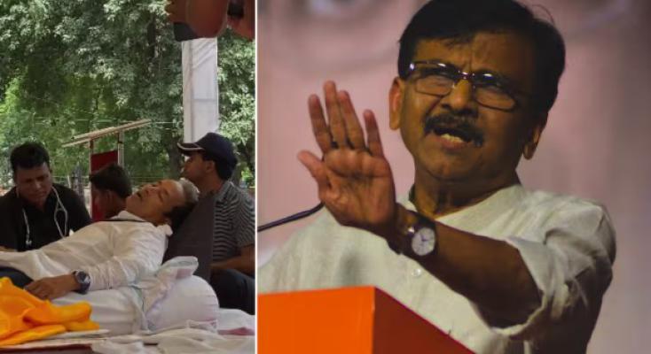 <p>सरकारला सोनम वांगचूक यांचा बळी हवाय : खा.संजय राऊतांचा सरकारवर आरोप&nbsp;</p>
