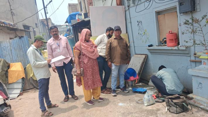 <p>थकीत 11 व 1 अनाधिकृत नळ कनेक्शनवर महापालिकेची कारवाई</p>
