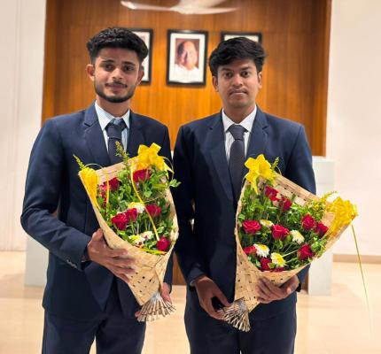 <p>डी. वाय. पाटील टेक्निकल कॅम्पसच्या दोन विद्यार्थ्यांची गूगल स्टूडेंट अँबेसिडर म्हणून निवड</p>
