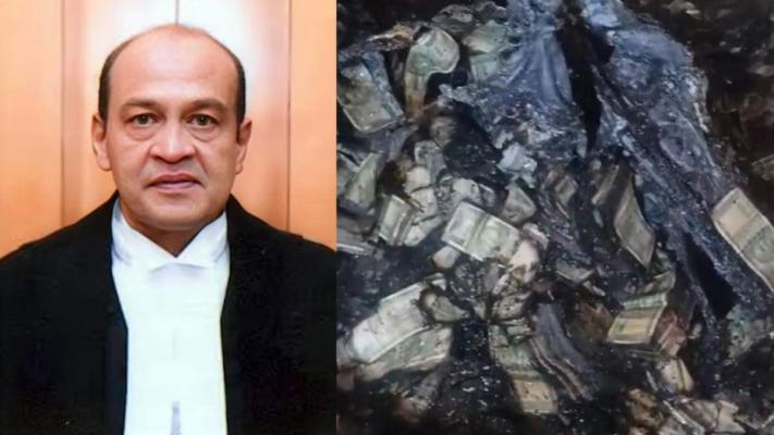 <p>नोटांची थप्पी घरी सापडलेल्या न्यायमूर्तींनी राष्ट्रपतींकडे दिला राजीनामा&nbsp;</p>
