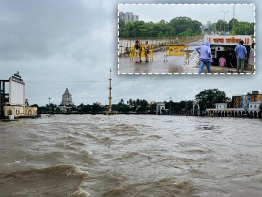 <p>पुरामुळे आळंदीतील जनजीवन विस्कळीत ; यंदा पालखी प्रस्थान सोहळ्यासाठी आळंदीत न येण्याचे समितीचे आवाहन&nbsp;</p>
