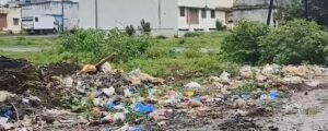 विक्रमनगर धान्य मार्केट परिसरात कचऱ्याचे साम्राज्य…