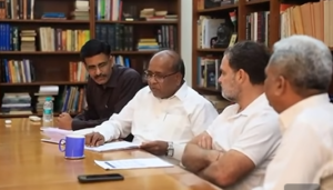राज्यातील काही लघु ठेकेदारांनी राहुल गांधींची घेतली भेट…