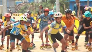 कोल्हापुरात शासकीय शालेय रोलर स्केटिंग स्पर्धा उत्साहात संपन्न… १२०० स्केटींगपटूंचा सहभाग